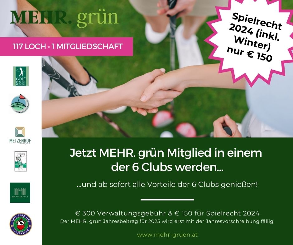 MEHR. grün Mitgliedschaft 2025